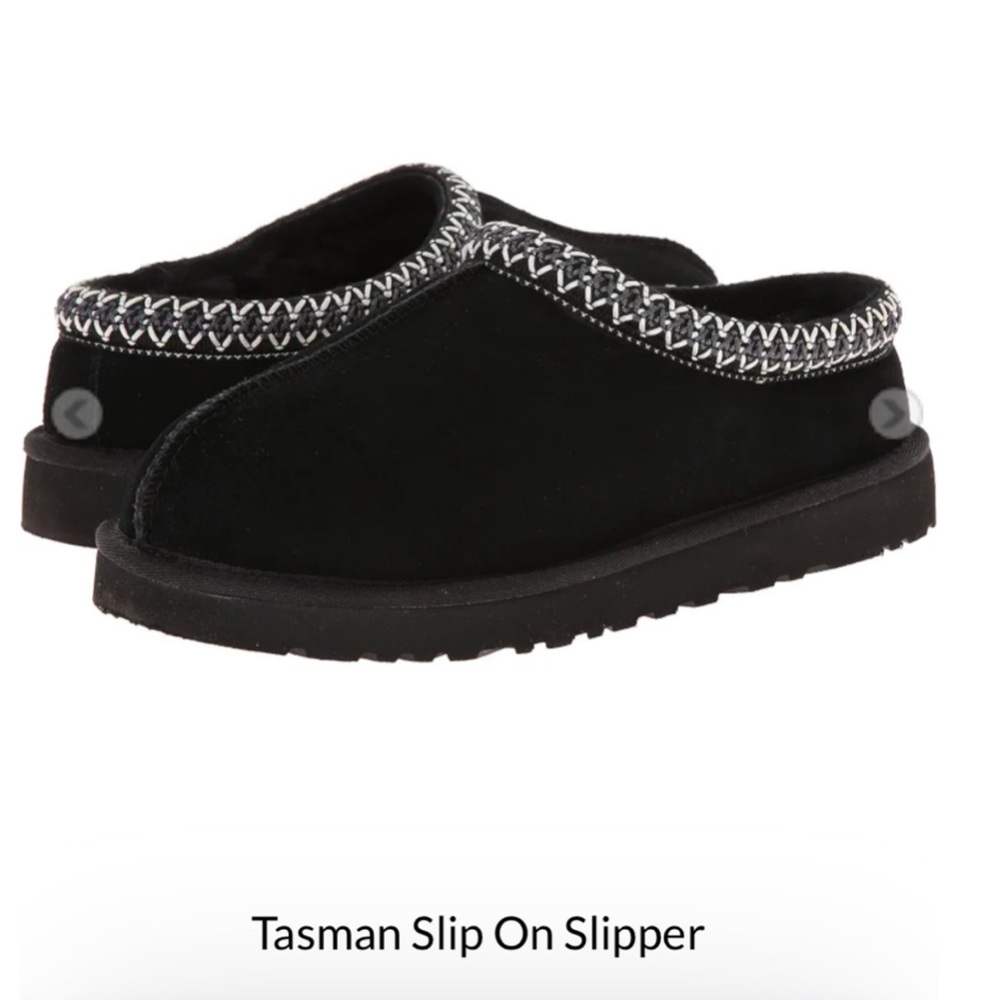 ‼️SOLD‼️ UGG Black Tasman Slip-On Slippers